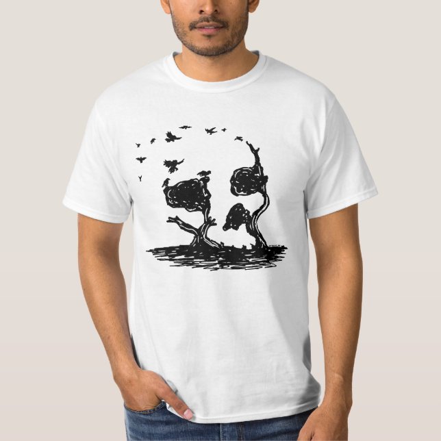 T-shirt Un meurtre des corneilles (Devant)