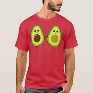 T-shirt Un mignon avocat tenant la main