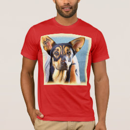 T-shirt "Un mignon chien" jolie photo. Commandez dès maint