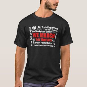 T-shirt Un Million D'Infirmières Marchent Pour Les Infirmi