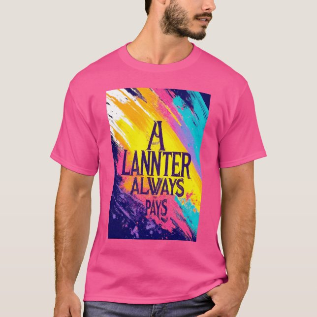 T-shirt Un Ministre Paie Toujours (Devant)