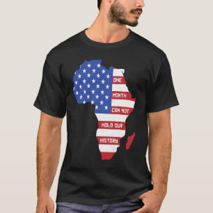 T-shirt Un mois ne peut pas retenir notre histoire Afrique