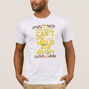 T-shirt Un mois ne peut pas tenir notre histoire Black Pri