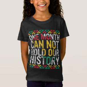 T-Shirt Un mois ne peut pas tenir notre histoire cadeau Bl