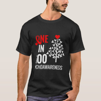 T-shirt Un Mois Pour Un Défaut Cardiaque Congénital Sur 10