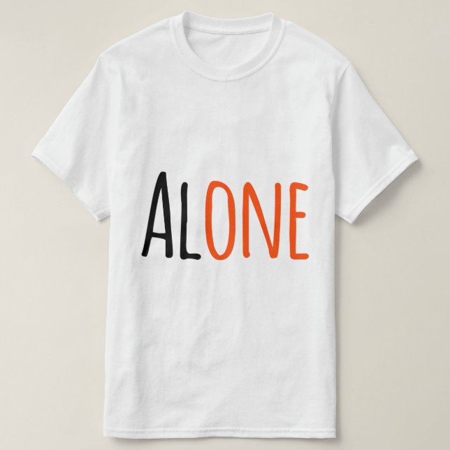 T-shirt Un mot de citation  (Design devant)