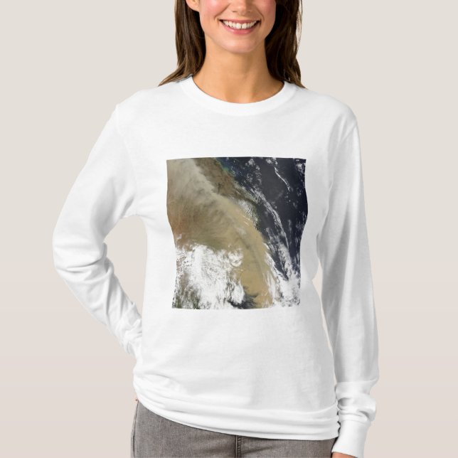 T-shirt Un mur de poussière tendu du nord du Queensla (Devant)