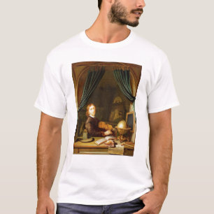 T-shirt Un musicien jouant un violon par un tissu pour