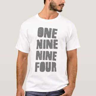 T-shirt Un neuf neuf chemise de quatre logos - blanc