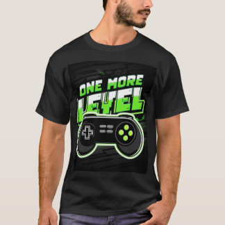 T-shirt Un niveau supplémentaire - Vibes de joueur de néon