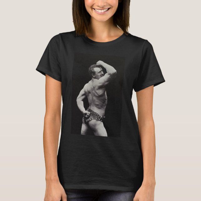 T-shirt Un nouvel article de StrongMen Eugen Sandow Bodybu (Devant)