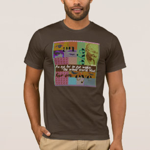 T-shirt Un oeil pour un oeil rend aveugle le monde entier