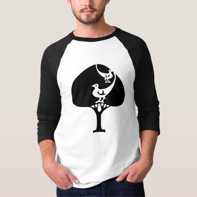 T-shirt Un oiseau dans la main (Devant)