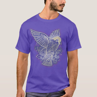 T-shirt Un oiseau floral