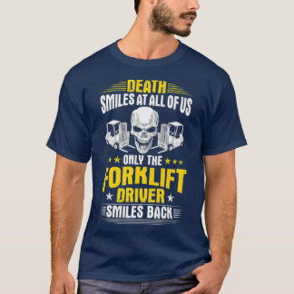 T-shirt Un Opérateur De Remue-Forges Sourit À Nous Tous