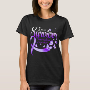 T-shirt Un papillon de sensibilisation à la fibromyalgie c