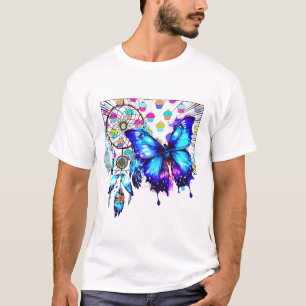 T-shirt Un Papillon, Un Catcher De Rêve Et Des Cupcakes