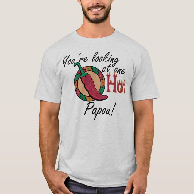 T-shirt Un Papou chaud (Devant)