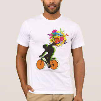 T-shirt Un paquet de cyclistes de nature