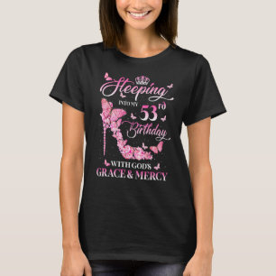T-shirt Un pas dans mon 53e anniversaire avec la grâce de 