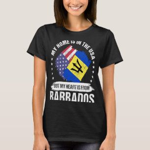 T-shirt Un patriote américain de la Barbade fait la fierté