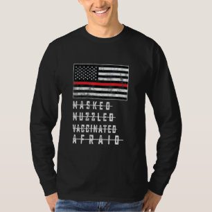 T-shirt Un Patriote Américain Non Mis Au Moins Sans Vaccin
