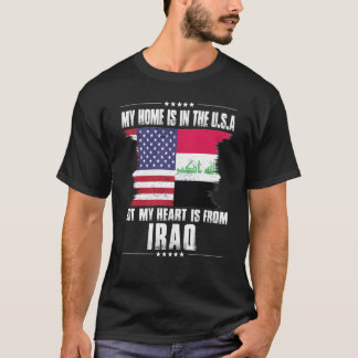 T-shirt Un patriote irakien américain fait la fierté de so
