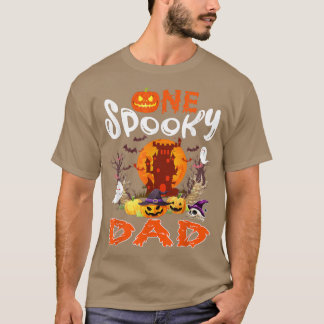 T-shirt Un Père Éffrayant Halloween sorcière Boo Fantômes 