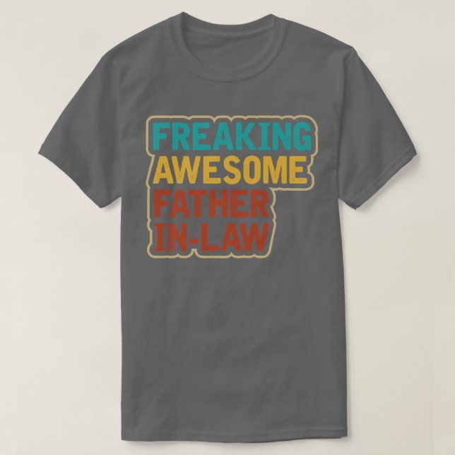 T-shirt Un père génial dans la loi sur les Annivers Mariag (Design devant)