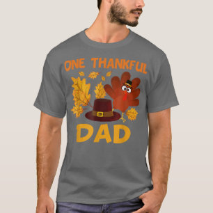 T-shirt Un Père Remercié Automne Chute Turquie Thanksgivin