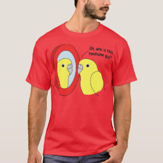 T-shirt Un perroquet narcissique