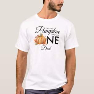 T-shirt Un Petit Citrouille Tourne Un Automne Automne Anni