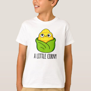 T-shirt Un Petit Coin Marron Drôle Bébé Pun De Maïs