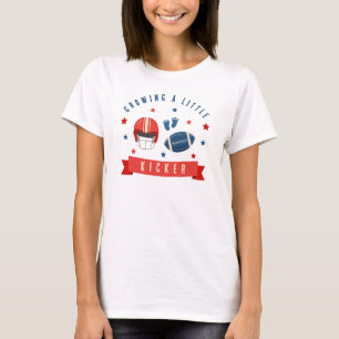 T-shirt Un petit coup de pied, baby shower de football