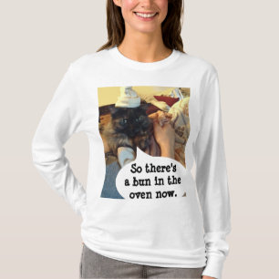 T-shirt Un petit pain dans la chemise de maternité de fou