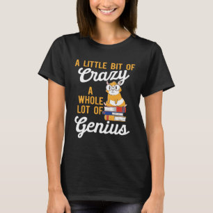 T-shirt Un petit peu fou comme un cochon de Guinée