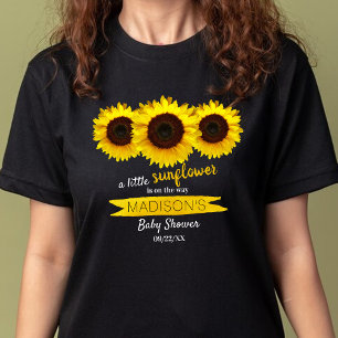 T-shirt Un Petit Tournesol Est En Route ! Baby shower