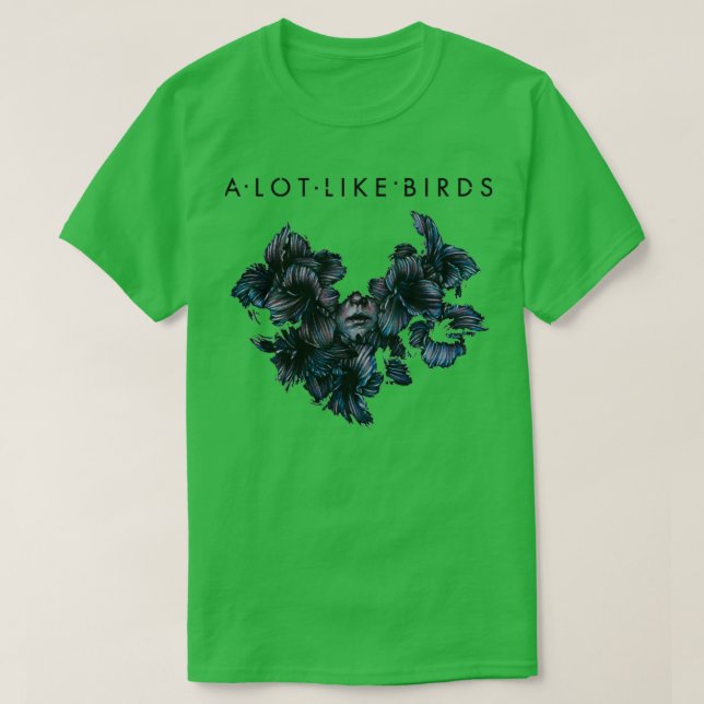 T-shirt Un peu comme les oiseaux Black classique (Design devant)