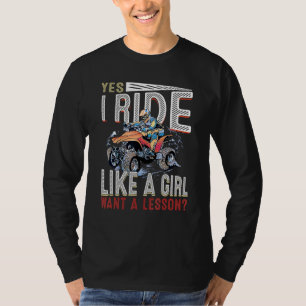 T-shirt Un Peu De Chemin N'A Jamais Mal Atv 4 Routeurs Qua