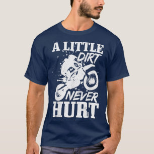 T-shirt Un Peu De Chemin N'A Jamais Mal Drôle Motocross Di