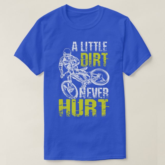 T-shirt Un Peu De Chemin Ne Fait Jamais Mal À VTT (Design devant)