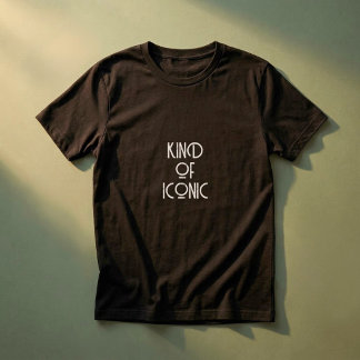 T-shirt Un peu iconique, drôle, tendance, minimaliste et a