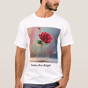 T-shirt "Un plaisir Rose intemporel"