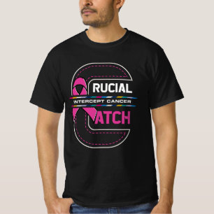 T-shirt Un point crucial Intercept du cancer Cancer du sei