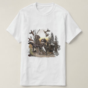 T-shirt Un pointeur allemand à courte portée sur le point