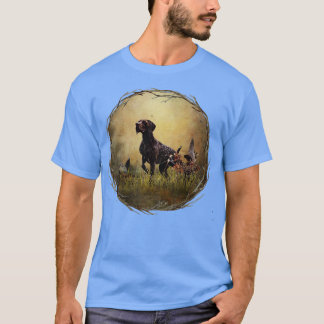 T-shirt Un pointeur allemand à courte portée sur le point