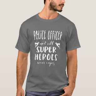 T-shirt Un Policier Drôle Dit Officier De Police