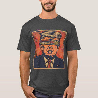T-shirt Un président aveuglé par les problèmes mentaux
