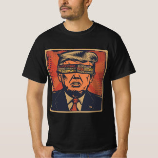 T-shirt Un président aveuglé par les problèmes mentaux