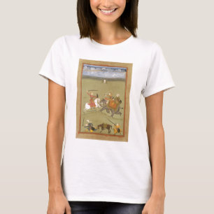 T-shirt Un prince Fighting ses ennemis sur un éléphant,